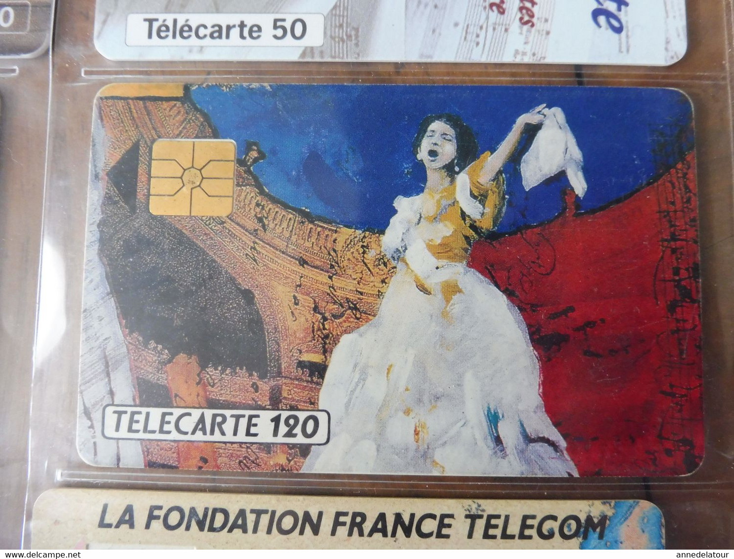 10 télécartes (musique vocale, concert, une petite flûte enchantée, Tableau Delacroix, Etc )  FRANCE TELECOM