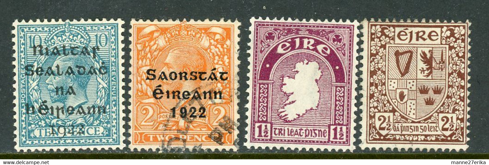 Ireland MH And USED 1922 - Altri & Non Classificati