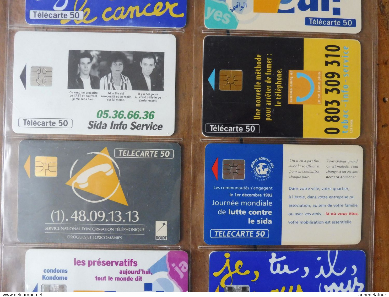 10 Télécartes Prévention (Face à La Drogue, Préservatifs Contre Le Sida, Contre Le Tabac, Aspirine, Etc)  FRANCE TELECOM - Lots - Collections