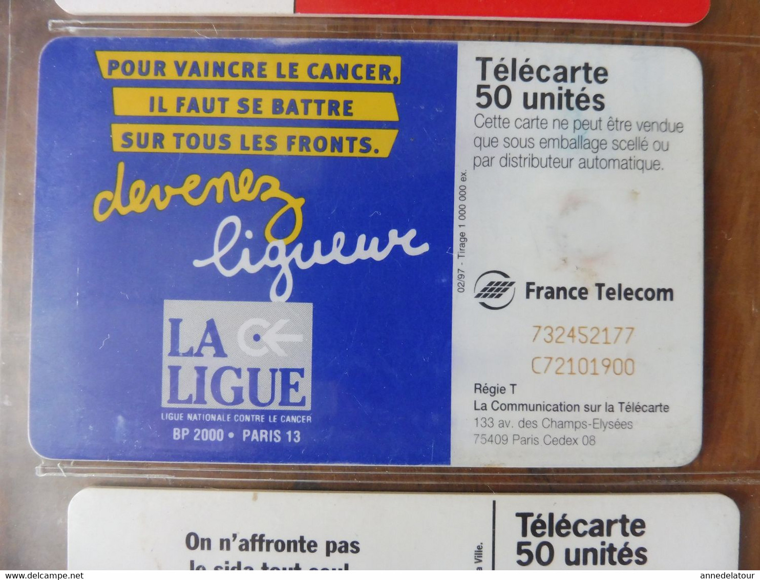 10 télécartes Prévention (Face à la drogue, Préservatifs contre le sida, Contre le tabac, Aspirine, etc)  FRANCE TELECOM