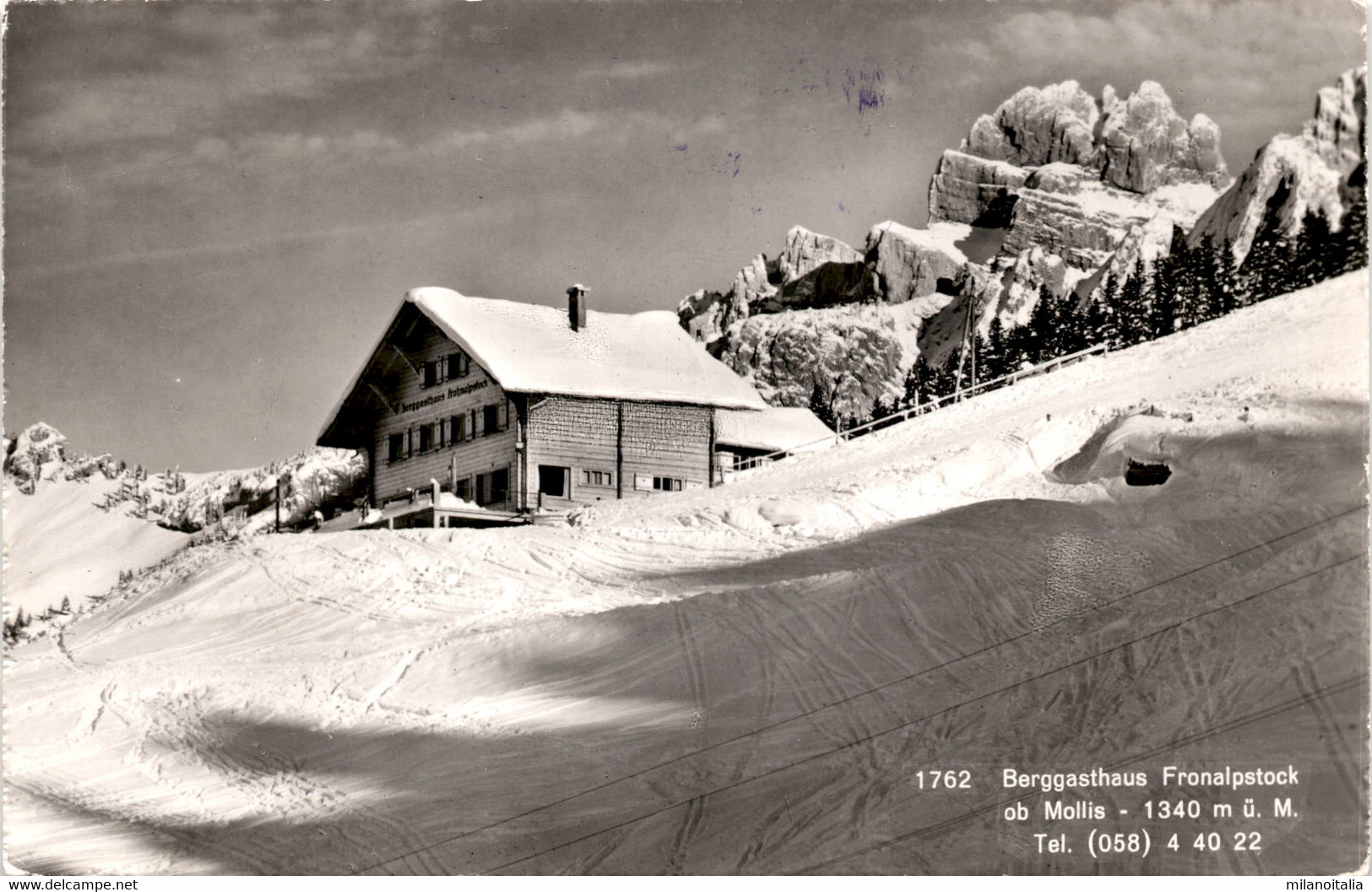 Berggasthaus Fronalpstock Ob Mollis (1762) * 25. 1. 1960 - Mollis