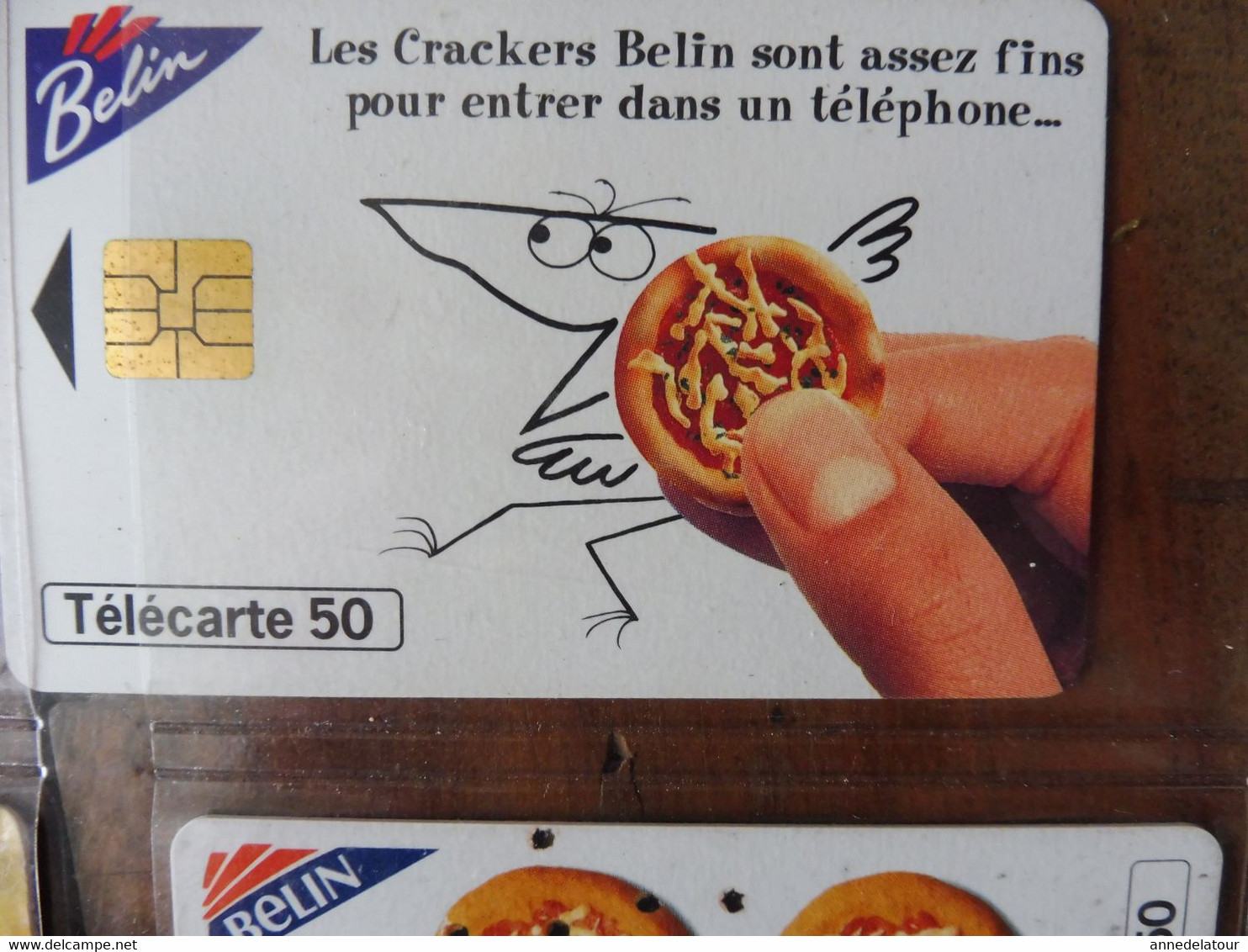 8 télécartes   (  McMORNING, WINNER TACO, Cracker Belin, Milka Lila Pause, nouveau Cracker Belin  )  FRANCE TELECOM