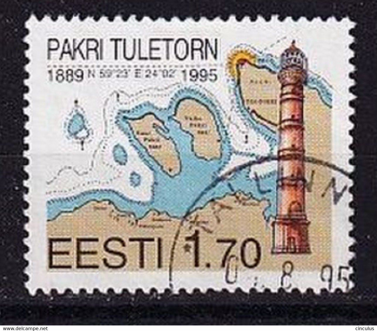 1995. Estonia. Pakri Lighthouse. Used. Mi. Nr. 256 - Estonia