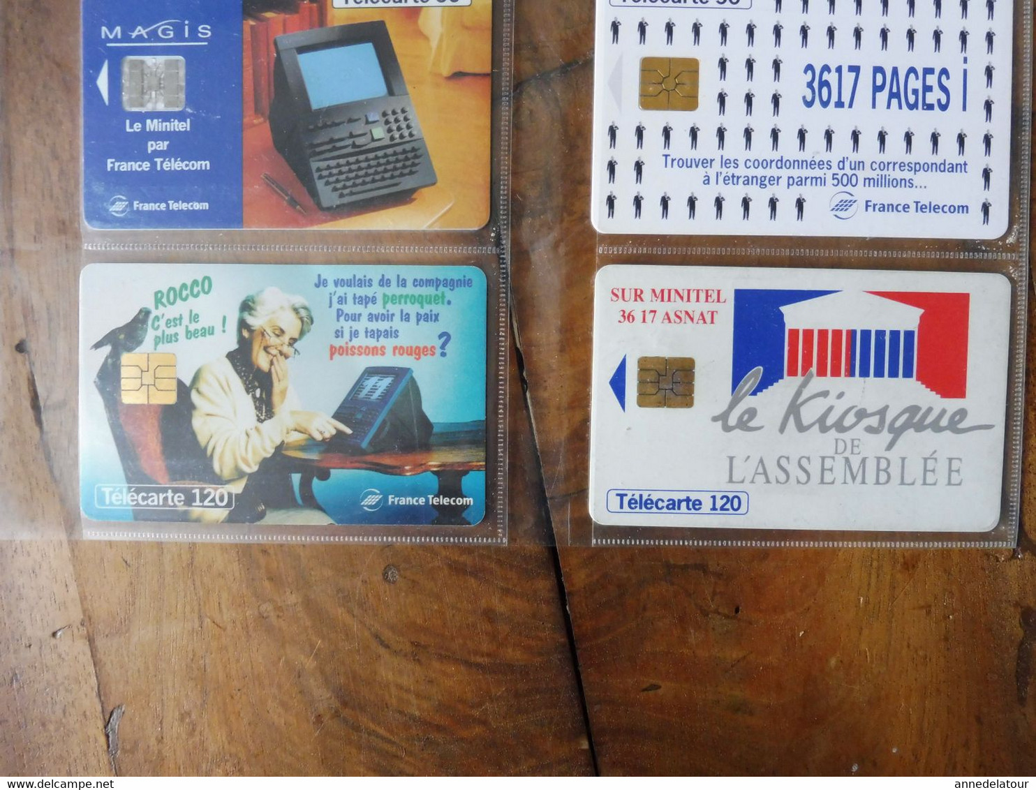 10 Télécartes   ( Promotion Et Explications Du MINITEL)  FRANCE TELECOM (Magis, Siriel, Le Kiosque De L'Assemblée, Etc ) - Lebensmittel