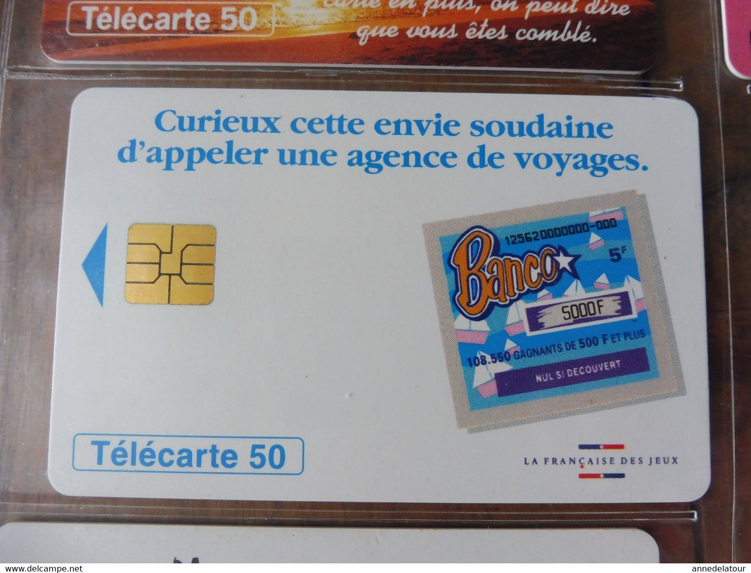 10 télécartes (jeux à gratter) FRANCE TELECOM  -> 100 millions, Morpion, Keno, Banco, Loto sportif, TacOtac, Super Loto