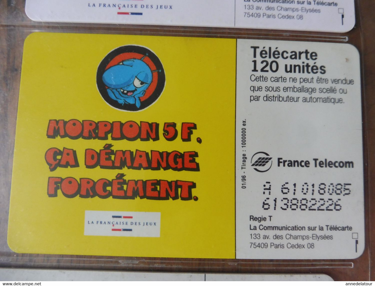 10 télécartes (jeux à gratter) FRANCE TELECOM  -> 100 millions, Morpion, Keno, Banco, Loto sportif, TacOtac, Super Loto