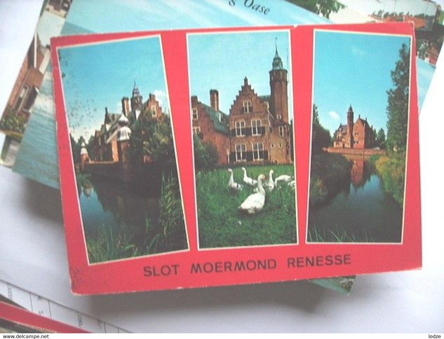 Nederland Holland Pays Bas Renesse Met Slot Moermond In Rood - Renesse