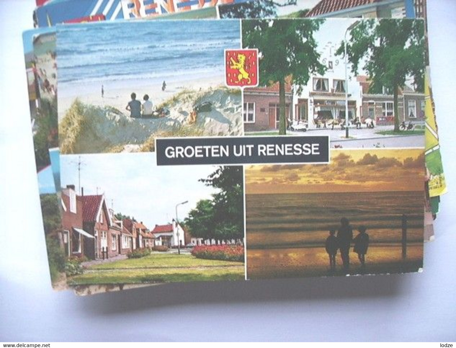 Nederland Holland Pays Bas Renesse Met Dorp En Zee - Renesse