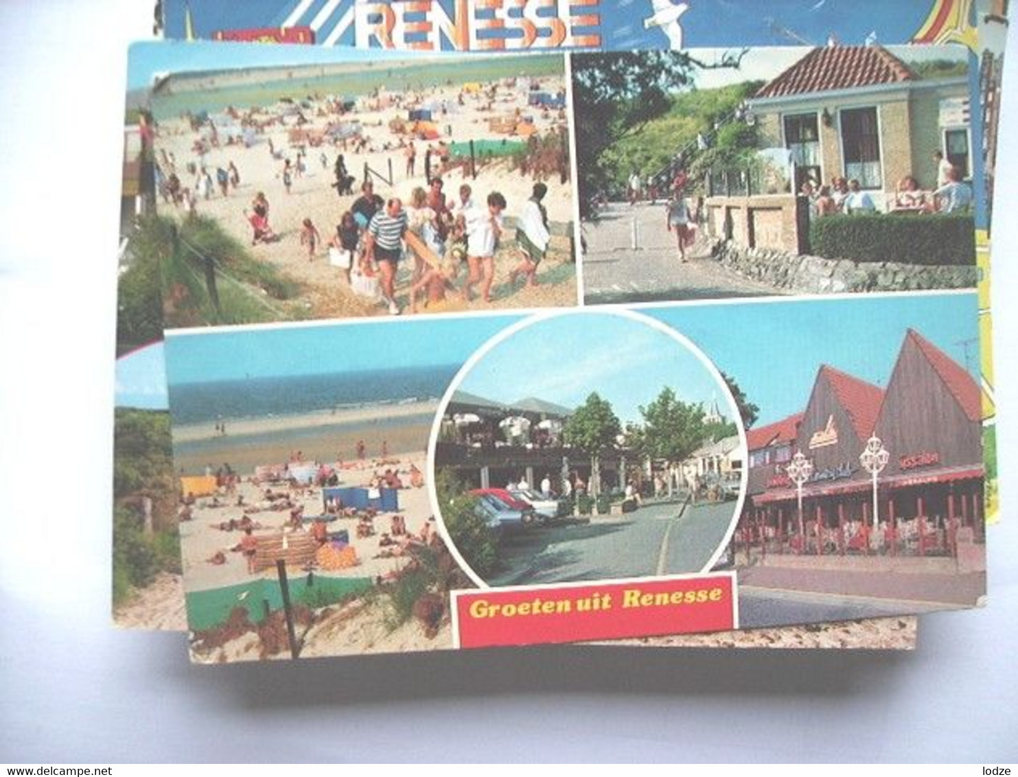 Nederland Holland Pays Bas Renesse Met Veel Mensen Op Het Strand - Renesse