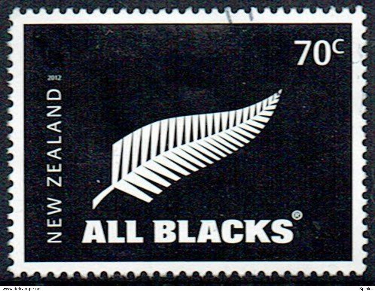 New Zealand 2012 Silver Fern All Blacks U Len Jury 2412 - Usados