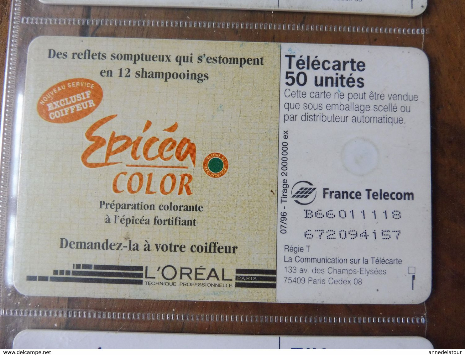 10 télécartes (parfums ,beauté) FRANCE TELECOM  -> Belle rousse, Rouge à lèvres, Naf Naf, Animatic, Yves Rocher, Epicéa