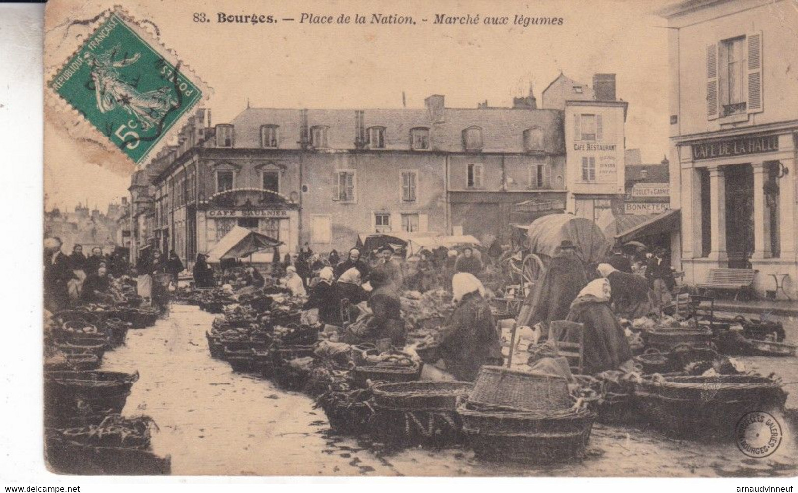 18-BOURGES MARCHE AUX LEGUMES - Bourges