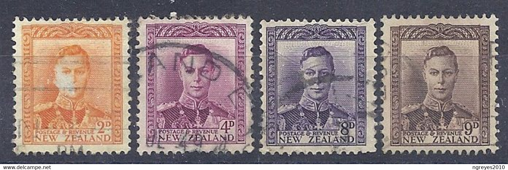 210039817  N. ZELANDA.  YVERT   Nº  285/286/289/290 - Used Stamps