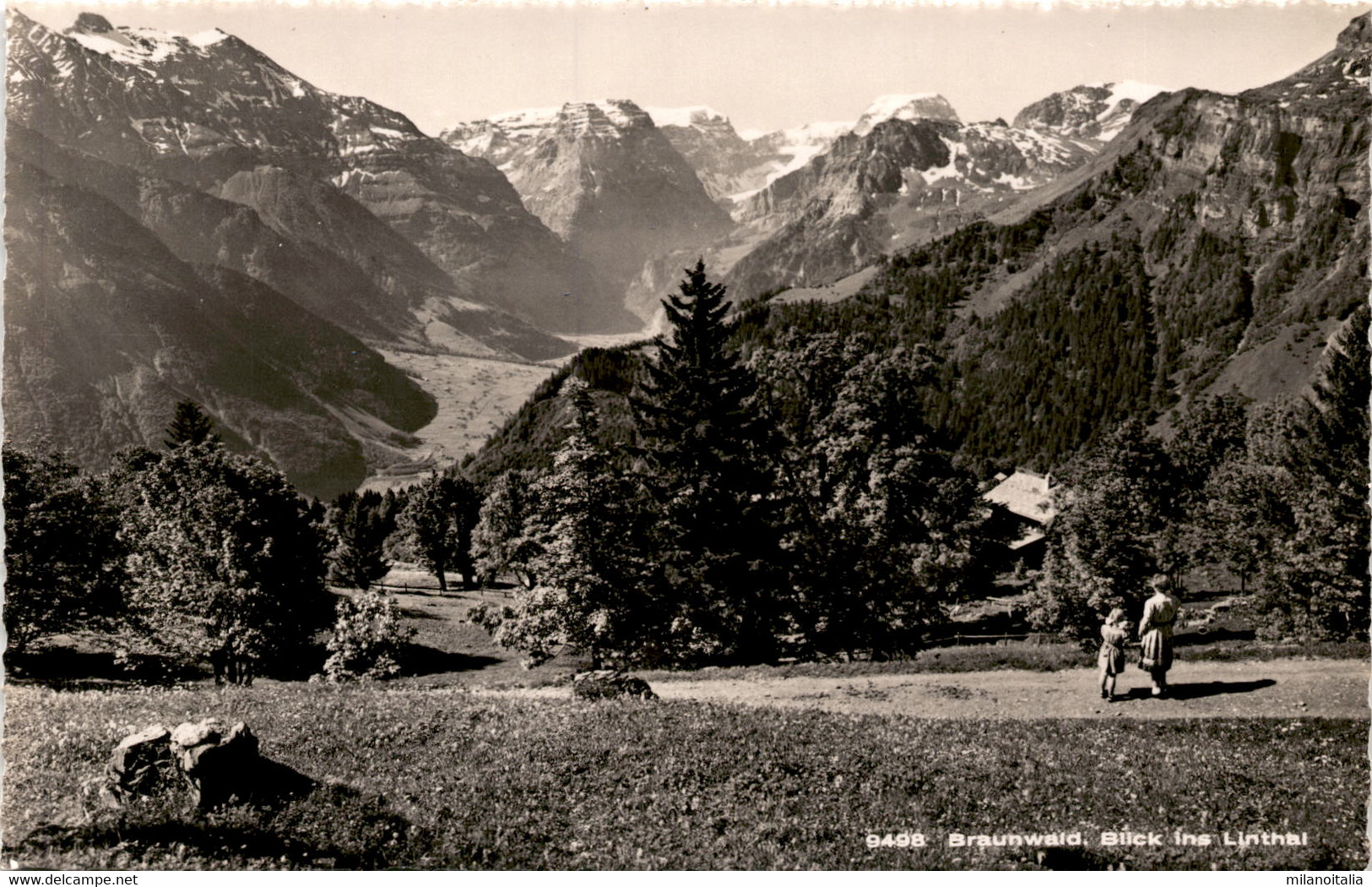 Braunwald - Blick Ins Linthal (9498) * 26. 9. 1948 - Linthal