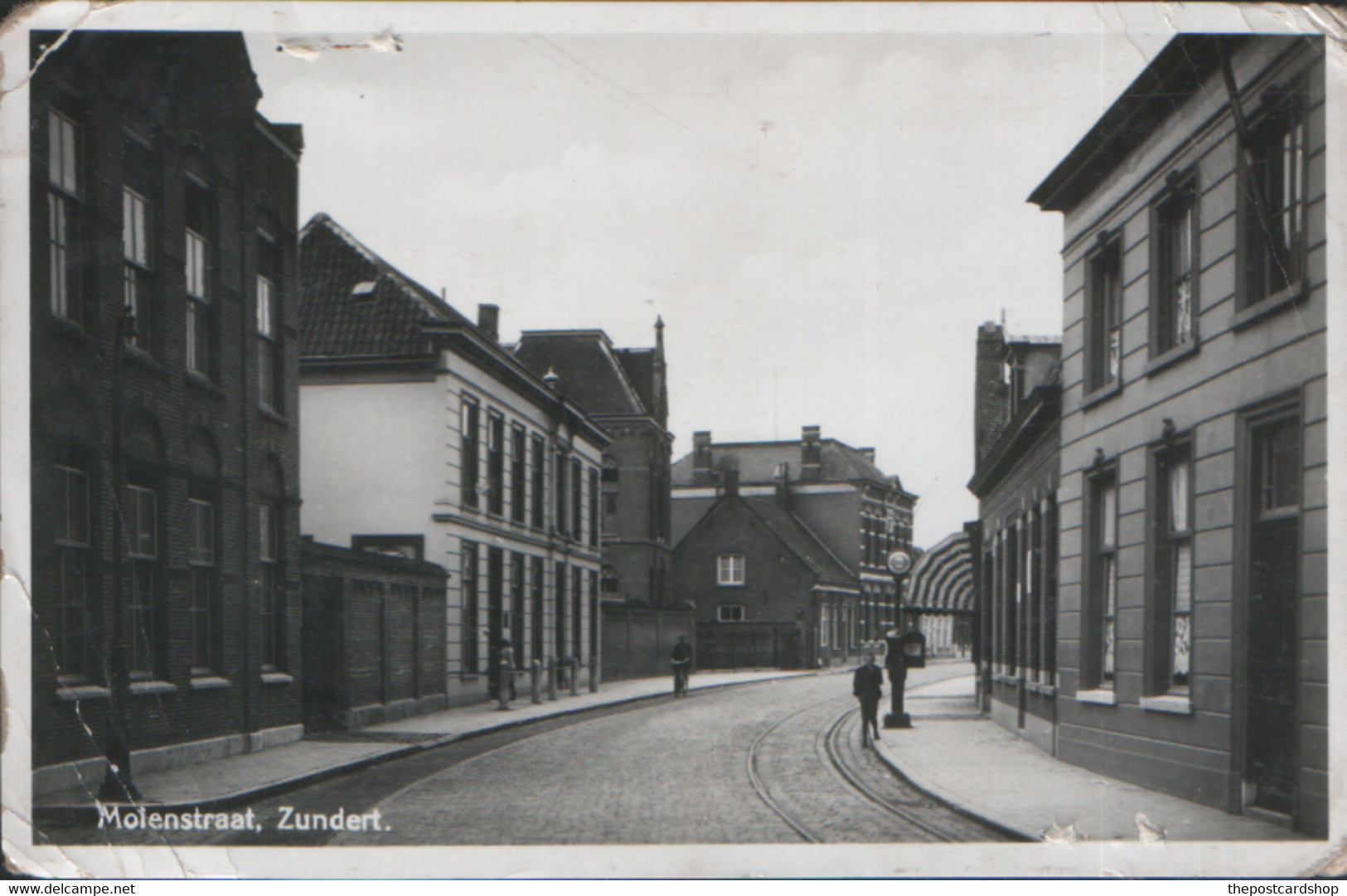 NETHERLANDS HOLLAND Noord-Brabant  Overigen MOLENSTRAAT ZUNDERT POSTALLY USED 1945 ?? - Other & Unclassified