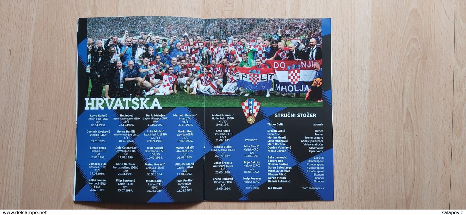 NK OMIS - HRVATSKA, UTAKMICA POVODOM 100 GODINA KLUBA 31. 5. 2019 FOOTBALL CROATIA FOOTBALL MATCH PROGRAM - Books