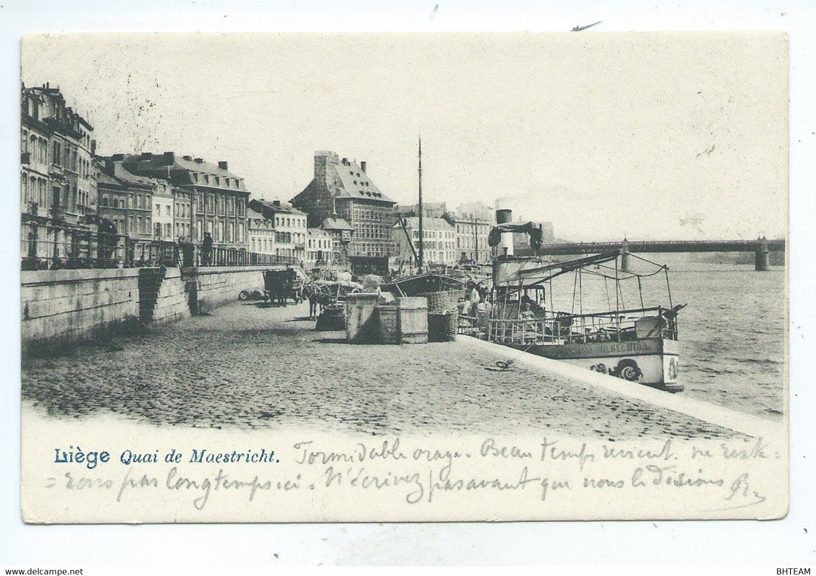 Liège Quai De Maestricht ( Péniche ) - Liège