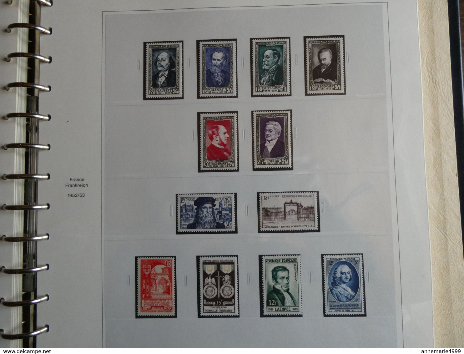 FRANCE Collection 1950 à 1959 Complète Neufs Sans Charnière Cote Plus De 1400 € - Collections