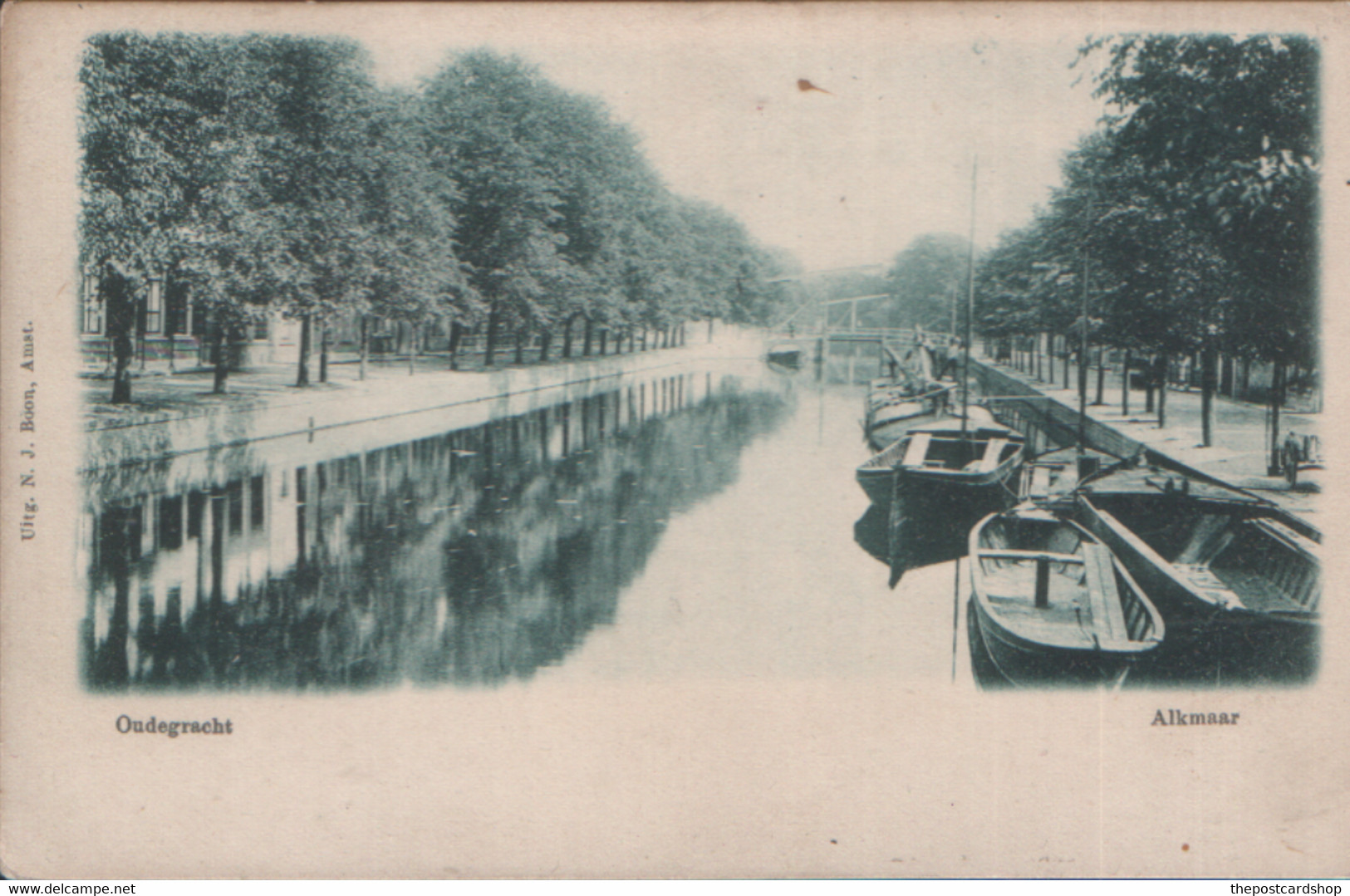 + NOORD HOLLAND  PAYS BAS  ALKMAAR OUDEGRACHT More Cheap Holland Cards FoR Sale - Alkmaar