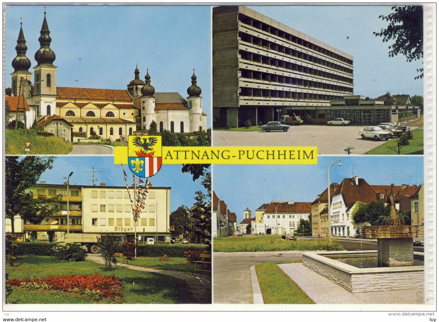 ATTNANG-PUCHHEIM - Mehrbildkarte , Nice Stamp, Sondermarke - Attnang-Pucheim