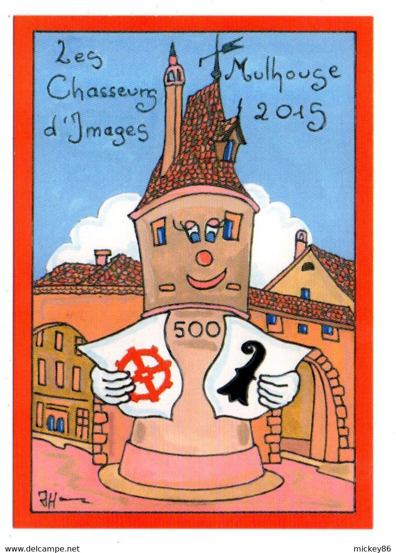 Illustrateur Patrick HAMM--"Chasseurs D'Images"500ème Anniv Traité D'Alliance Mulhouse..Suisse"..à Saisir - Hamm