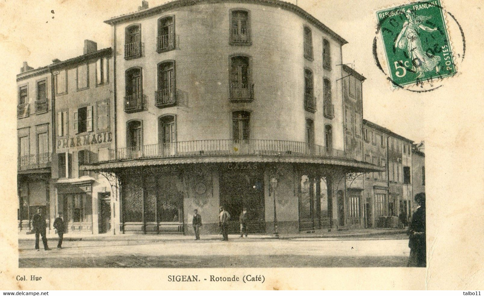 11 - Sigean - Rotonde (café) - Sigean