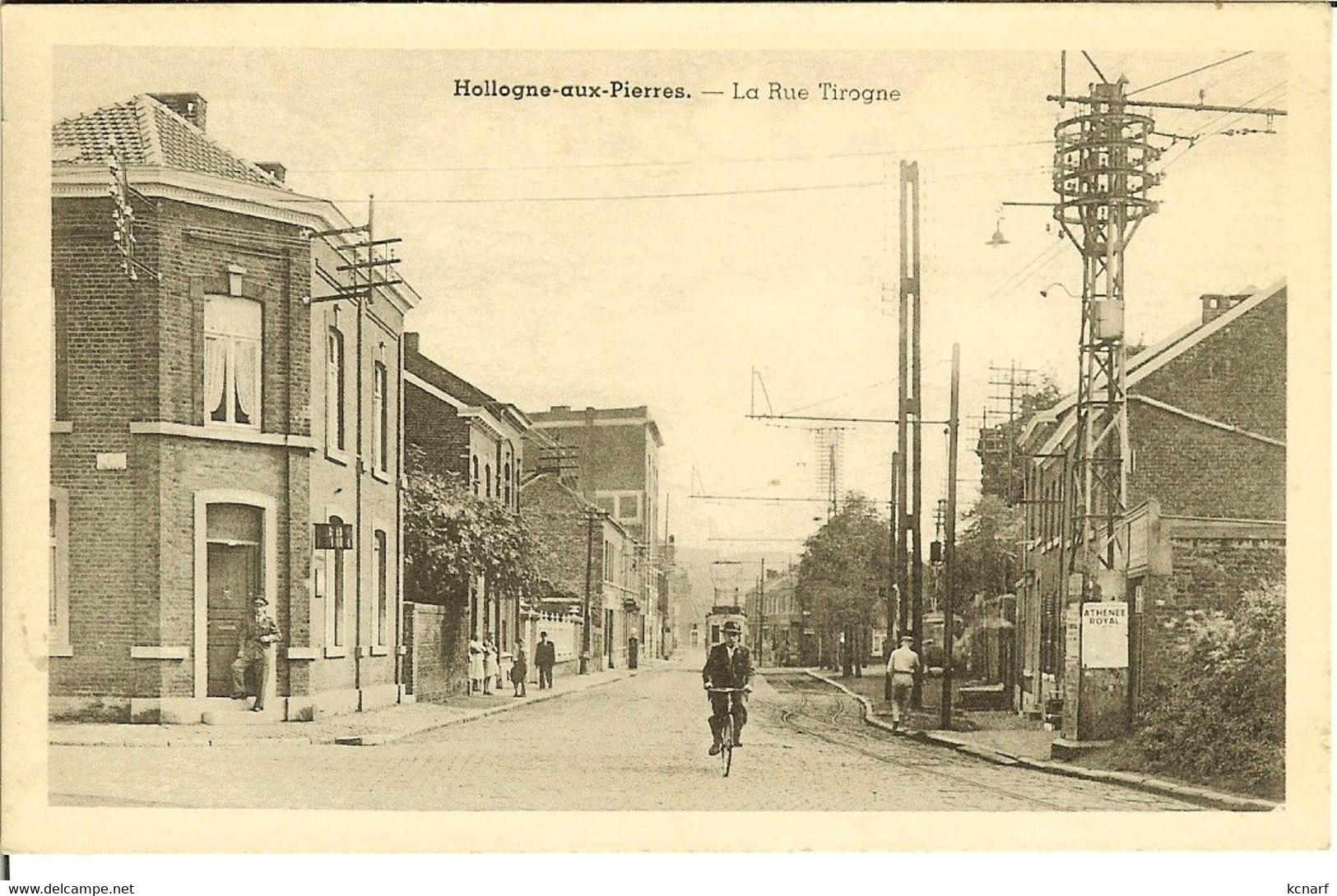 CP De HOLLOGNE-aux-PIERRES " La Rue Tirogne " ( Grace-hollogne ) - Grâce-Hollogne