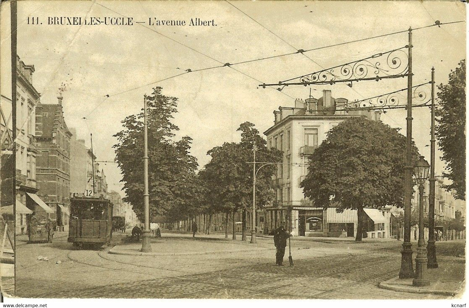 CP De BRUXELLES-UCCLE ( Ukkel ) " L'Avenue Albert " - Uccle - Ukkel