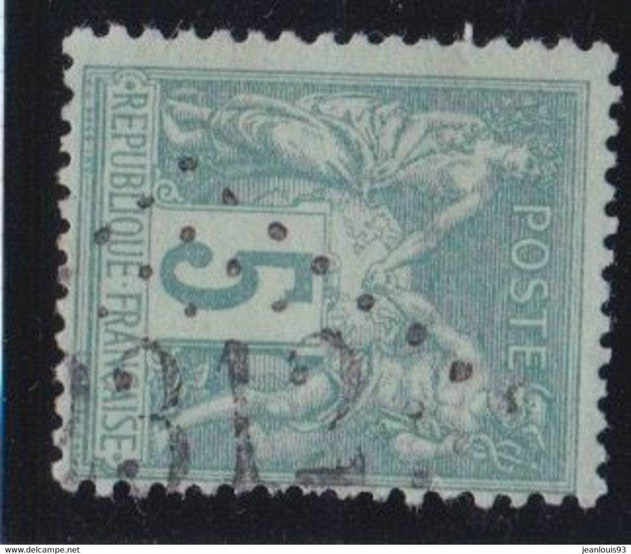 FRANCE - CACHET JOUR DE L'AN GC 2312 2451 2599 SUR 75 TYPE SAGE COTE 17 EUR - Used Stamps