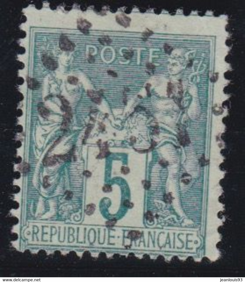 FRANCE - CACHET JOUR DE L'AN GC 2312 2451 2599 SUR 75 TYPE SAGE COTE 17 EUR - Oblitérés