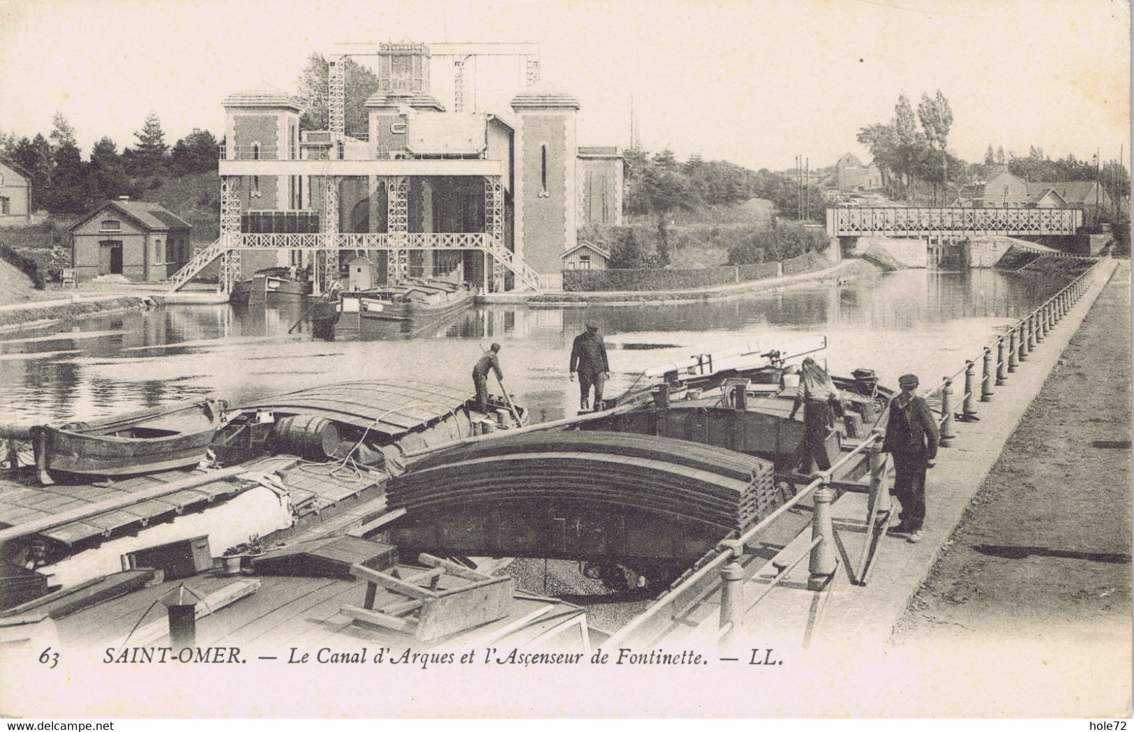 62 - Saint-Omer (Pas-de-Calais) - Le Canal D'Arques Et L'Ascenseur De Fontinette - Saint Omer