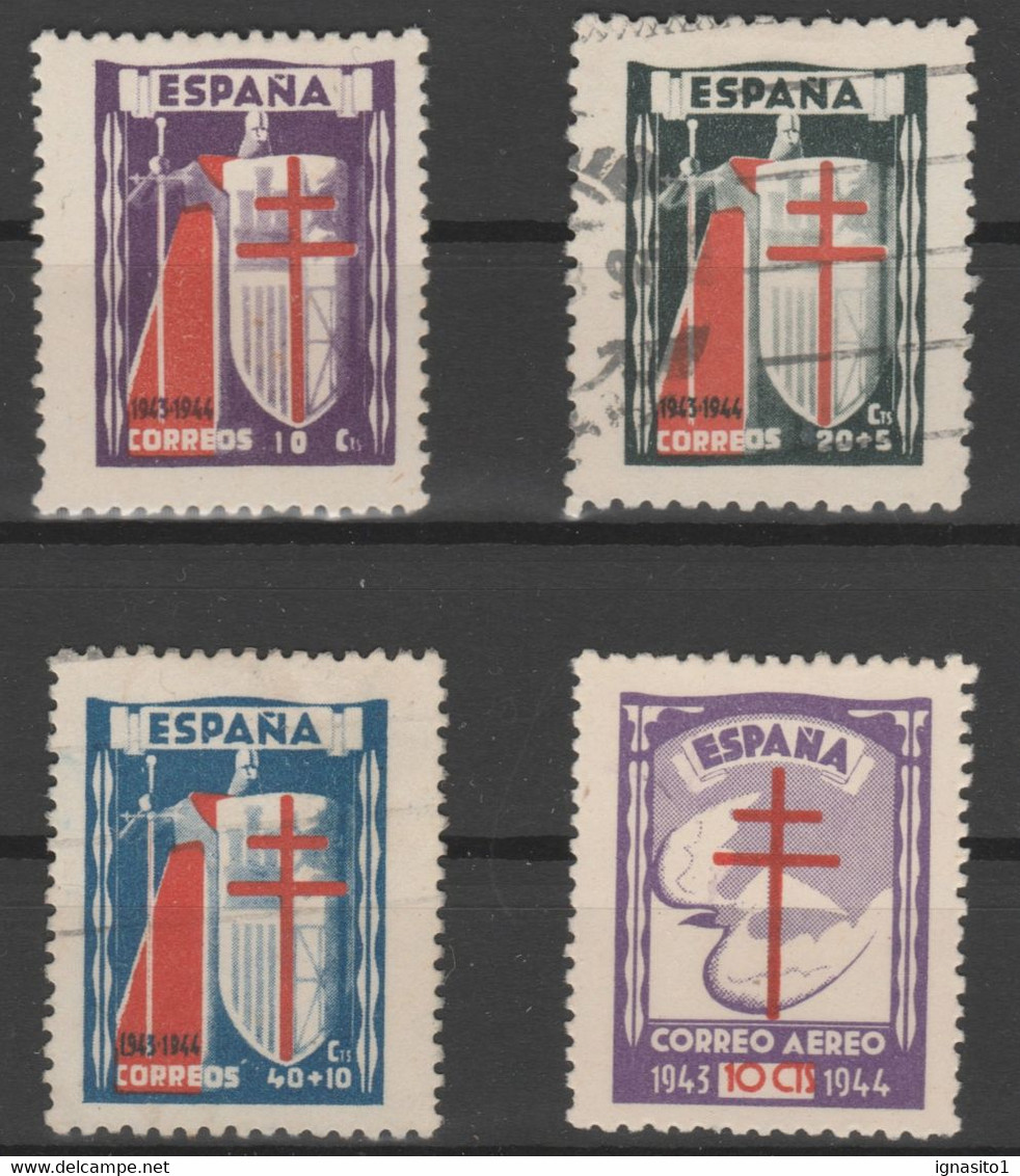 1942 Año Compostelano. Edifil 970 A 973. Serie Completa - Used Stamps