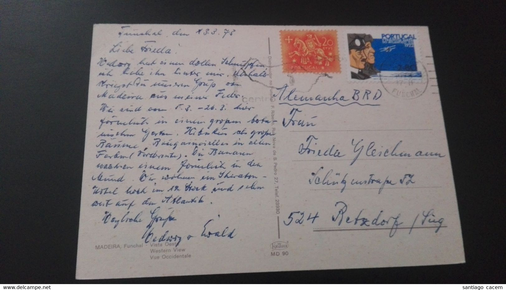 Portugal - Postal Circulado - Covers & Documents