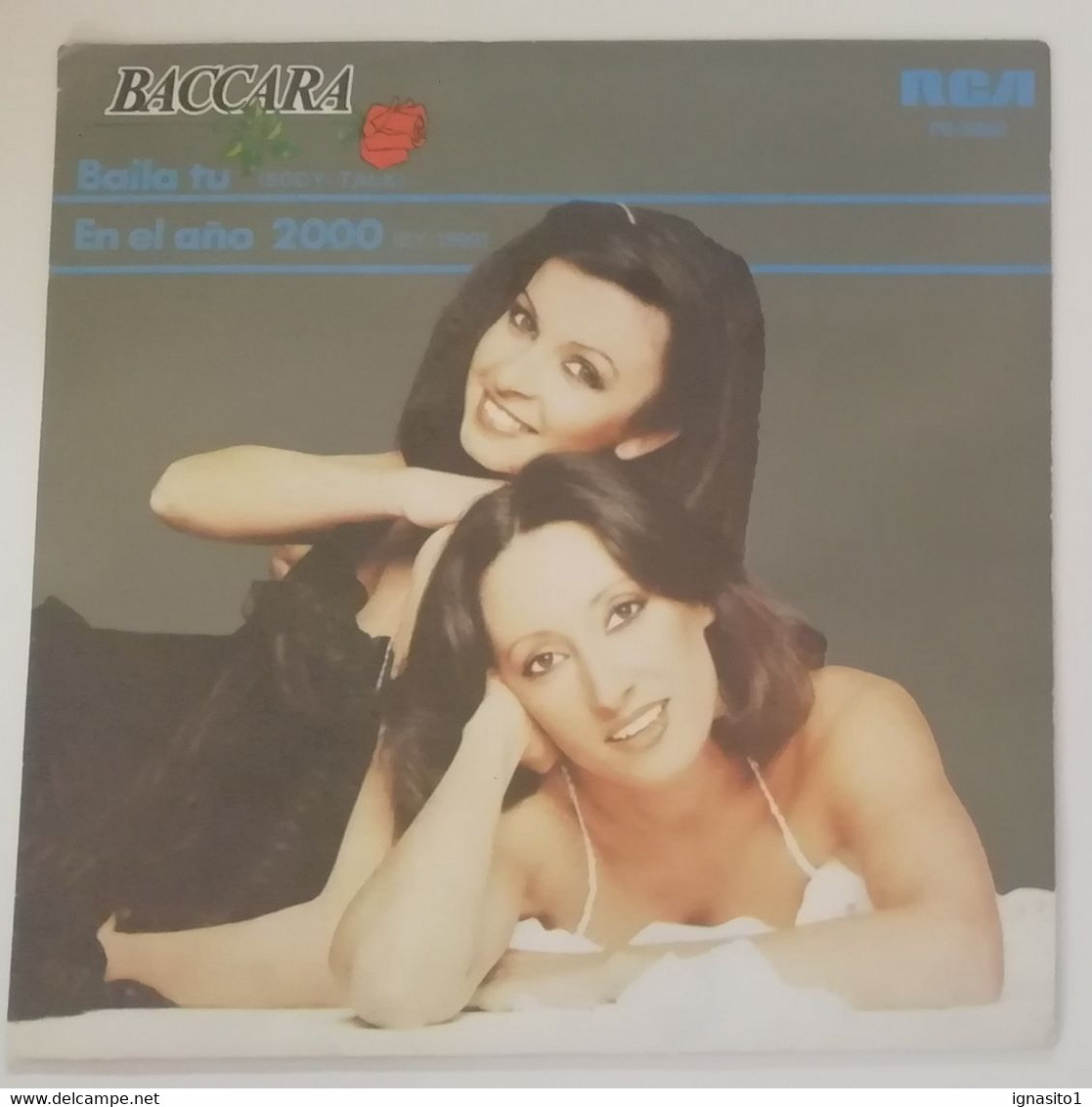 BACCARA - Baila Tu / En El Año 2000  -  Disco Promocional - Año 1979 - Otros - Canción Española