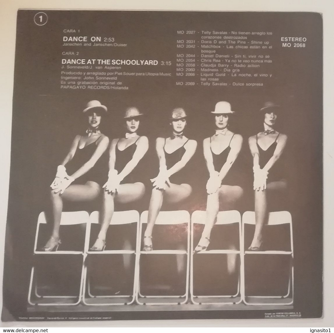 Doris D And The Pins - Dance On / Dance At The Schoolyard - Disco Promocional - Año 1981 - Altri - Musica Spagnola