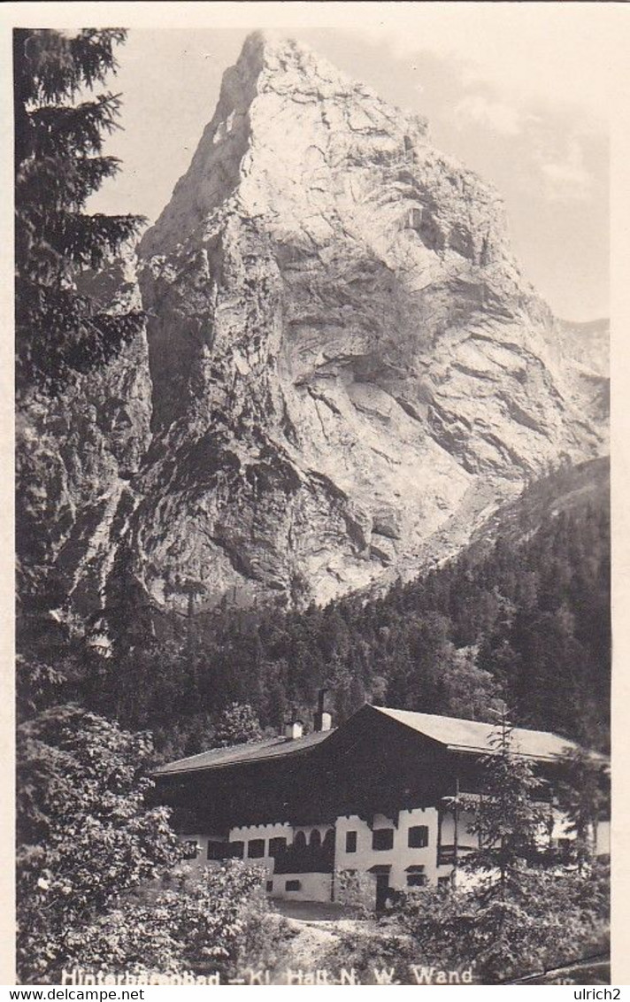 AK Hinterbärenbad - Kl. Halt N.W. Wand (57079) - Kufstein