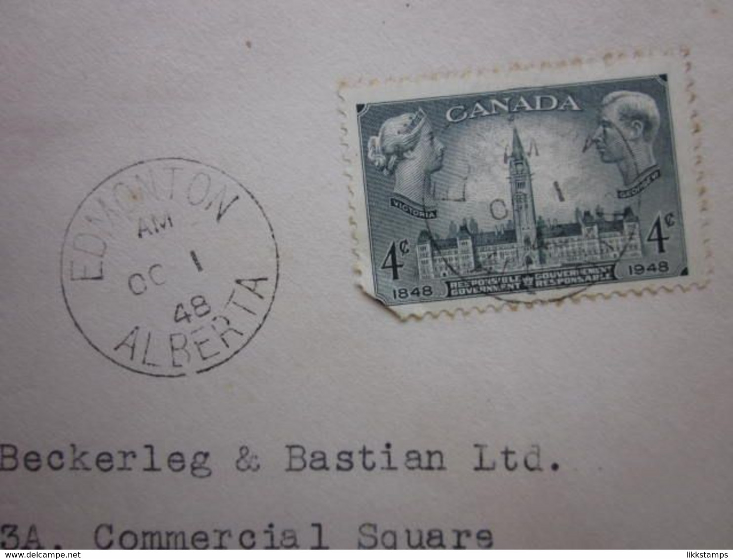 1948-1949 THREE CANADIAN FIRST DAY COVERS. ( 02125 ) - ....-1951