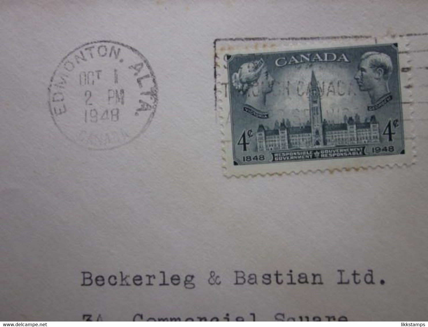 1948-1949 THREE CANADIAN FIRST DAY COVERS. ( 02125 ) - ....-1951