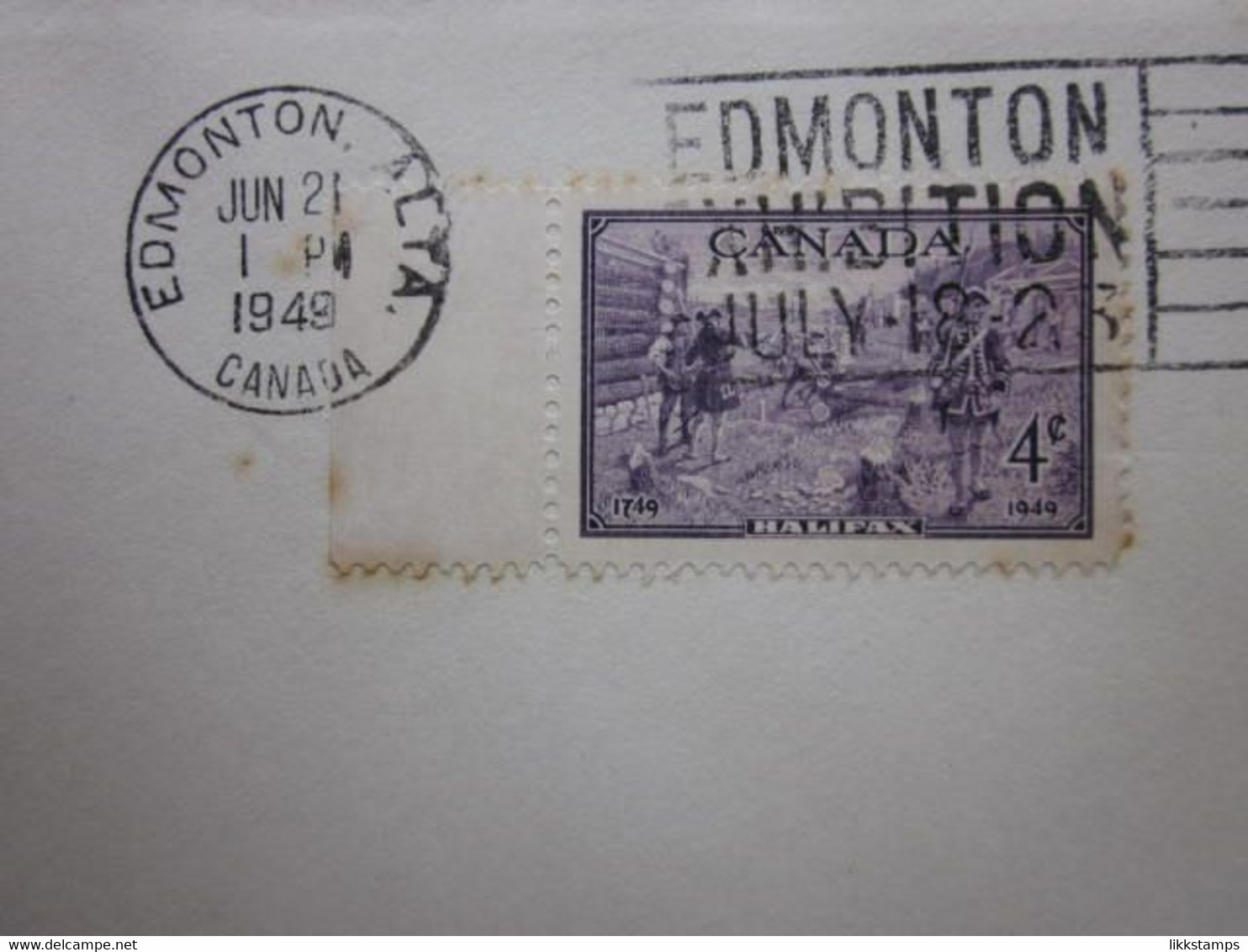 1948-1949 THREE CANADIAN FIRST DAY COVERS. ( 02125 ) - ....-1951