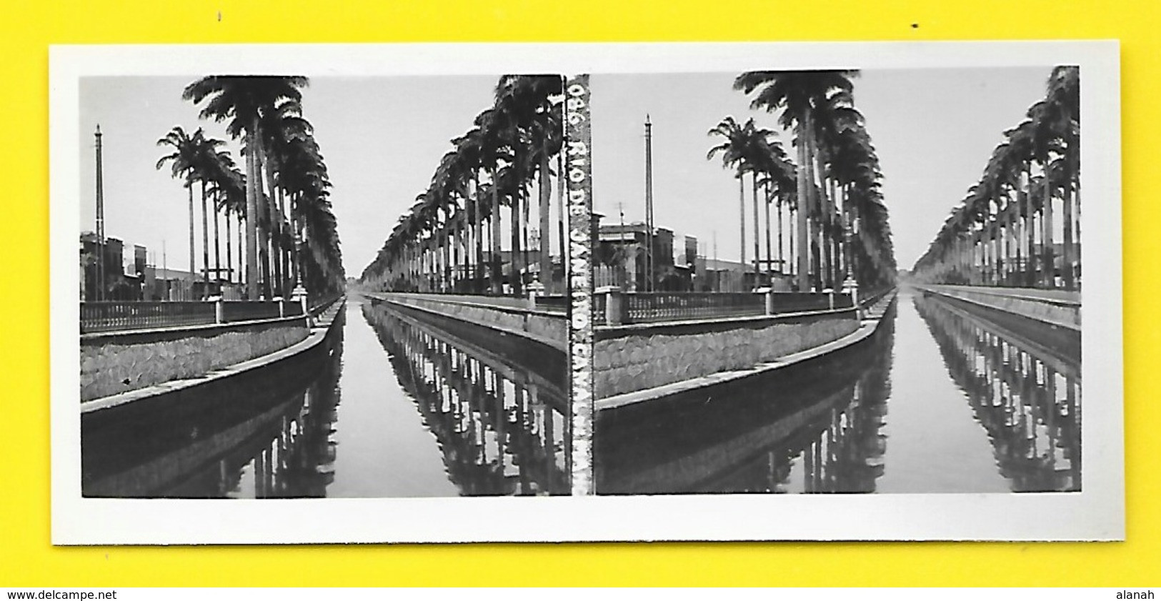 Vues Stéréos RIO Canal De Mano Brésil - Stereoscopic