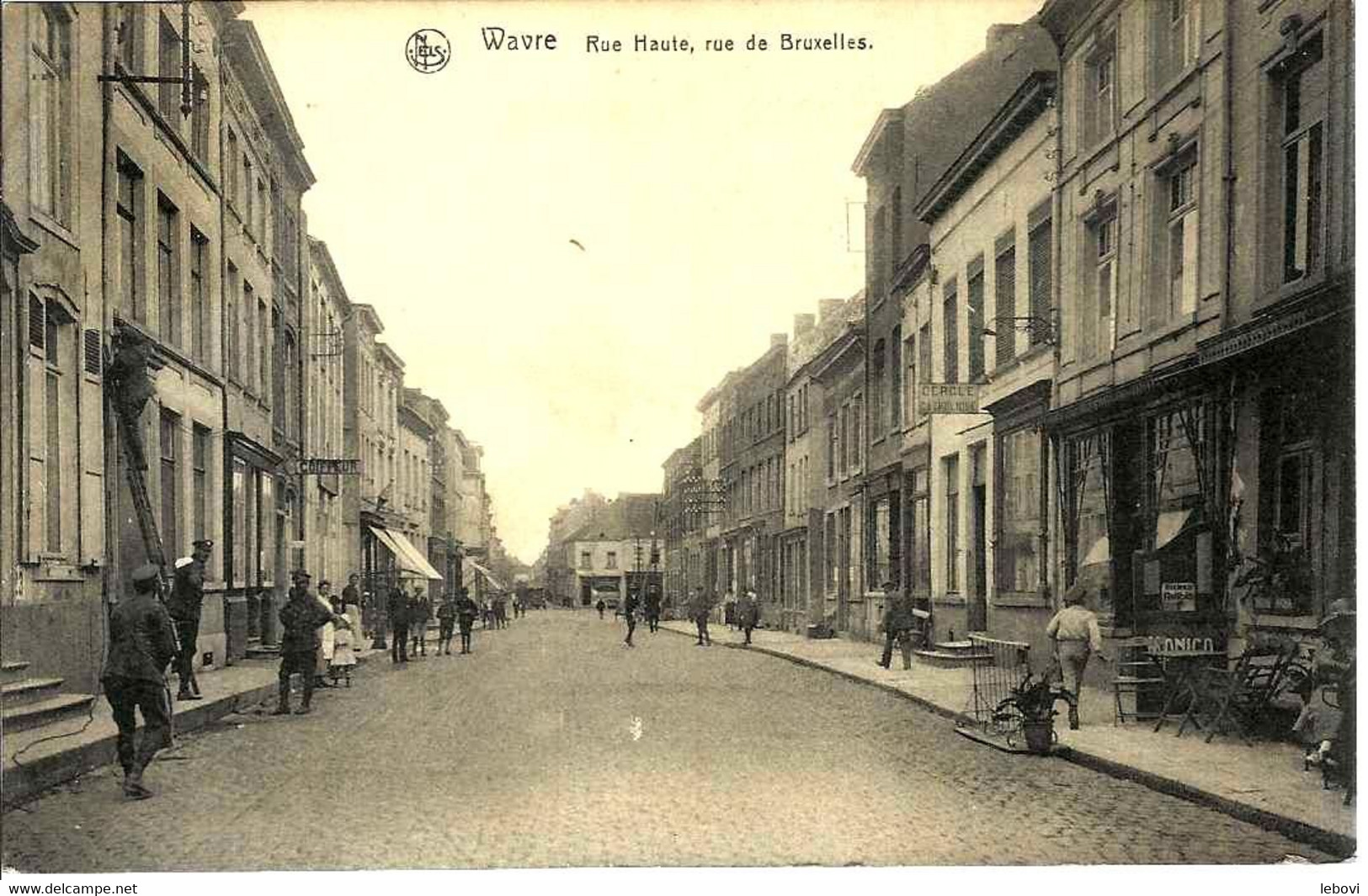 WAVRE « Rue Haute,  Rue De Bruxelles » - Nels (1925) - Wavre