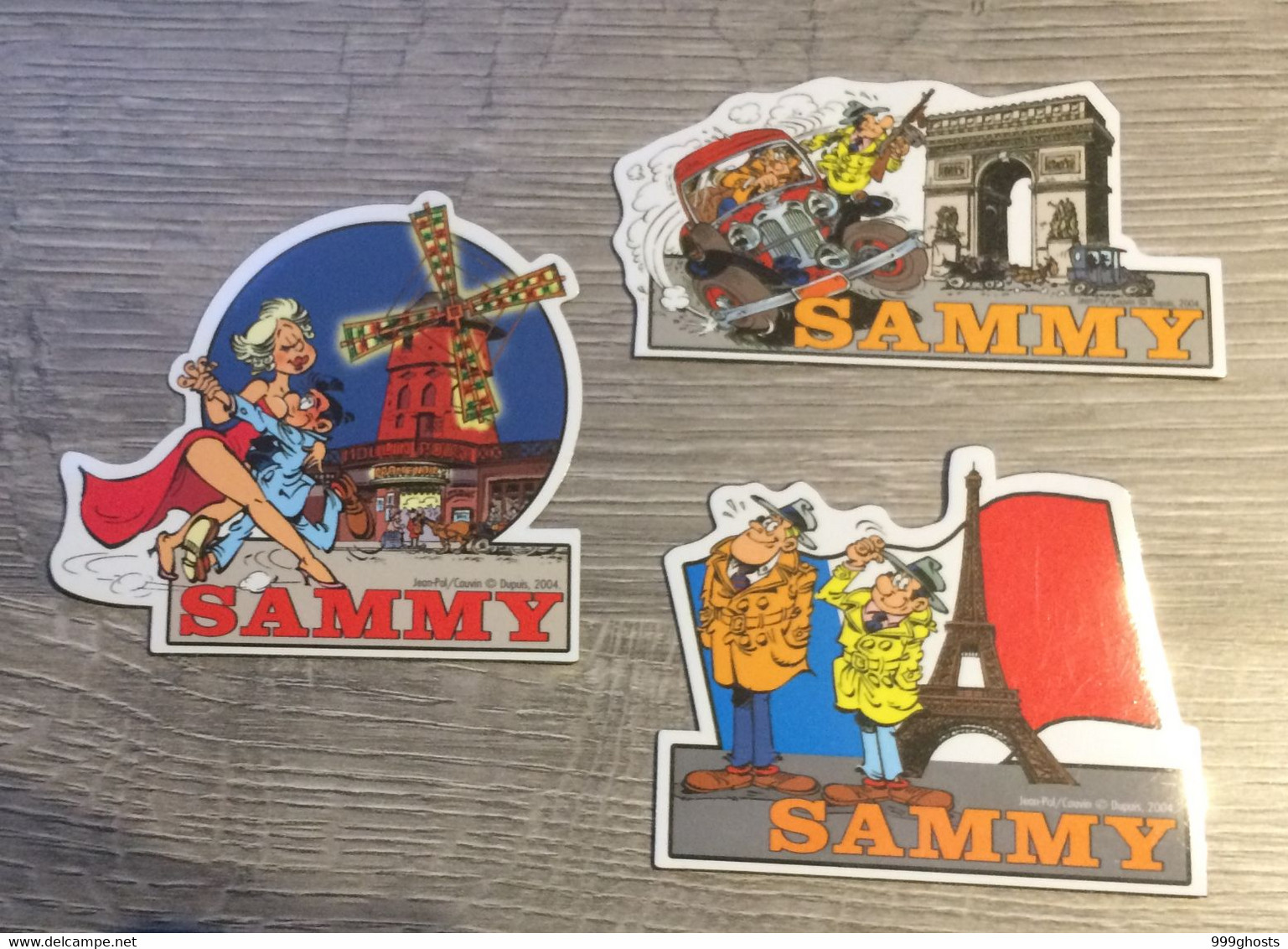 Sammy Magneet Set Paris Van Album 38 - Zonder Strip! - Without Comic! - Sammy