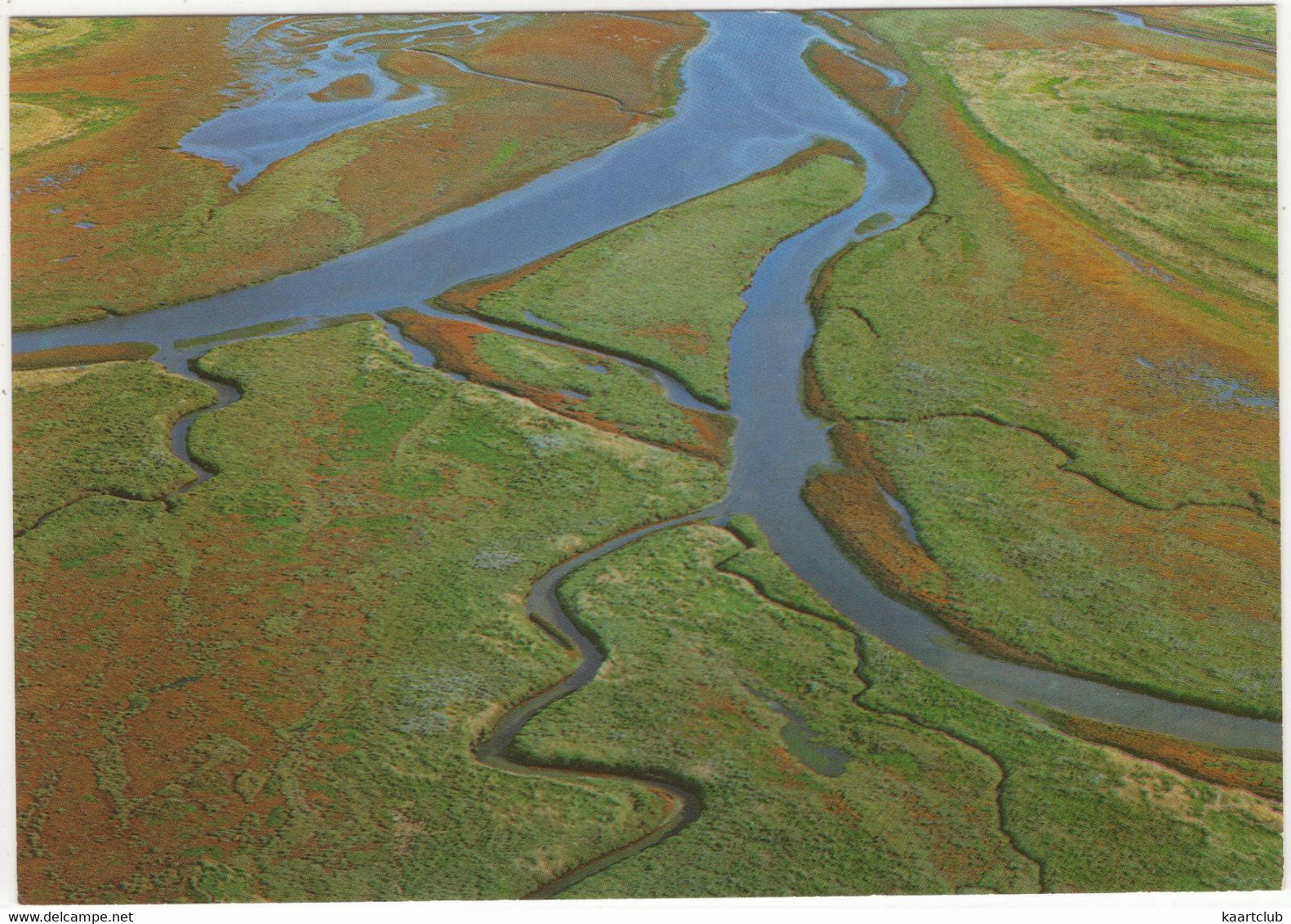 De Waddenzee - Slenken Op Het Wad - (Holland) - Aerophoto Eelde - Autres & Non Classés