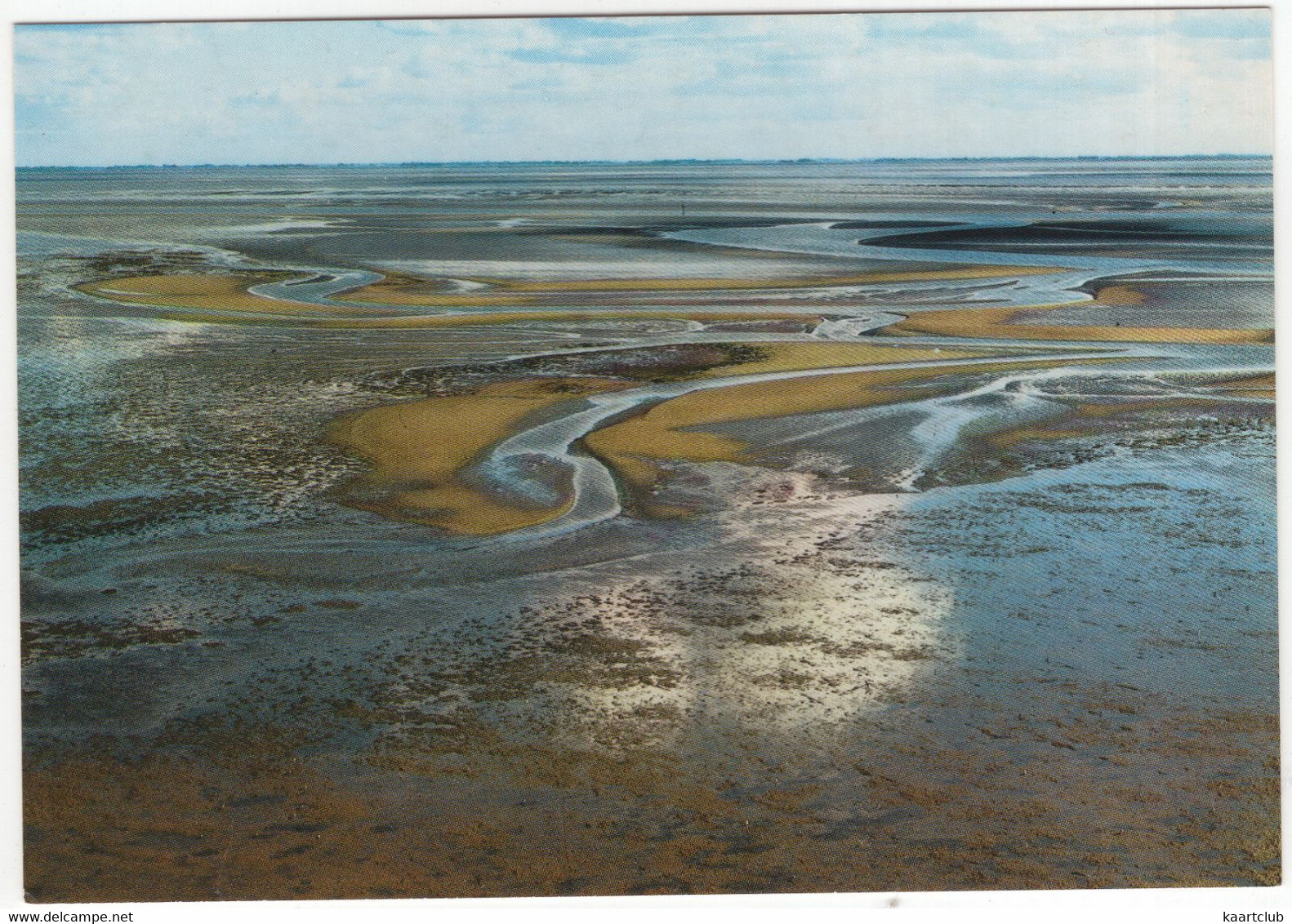 De Waddenzee - Geulen Op Het Wad - (Holland) - Aerophoto Eelde - Autres & Non Classés