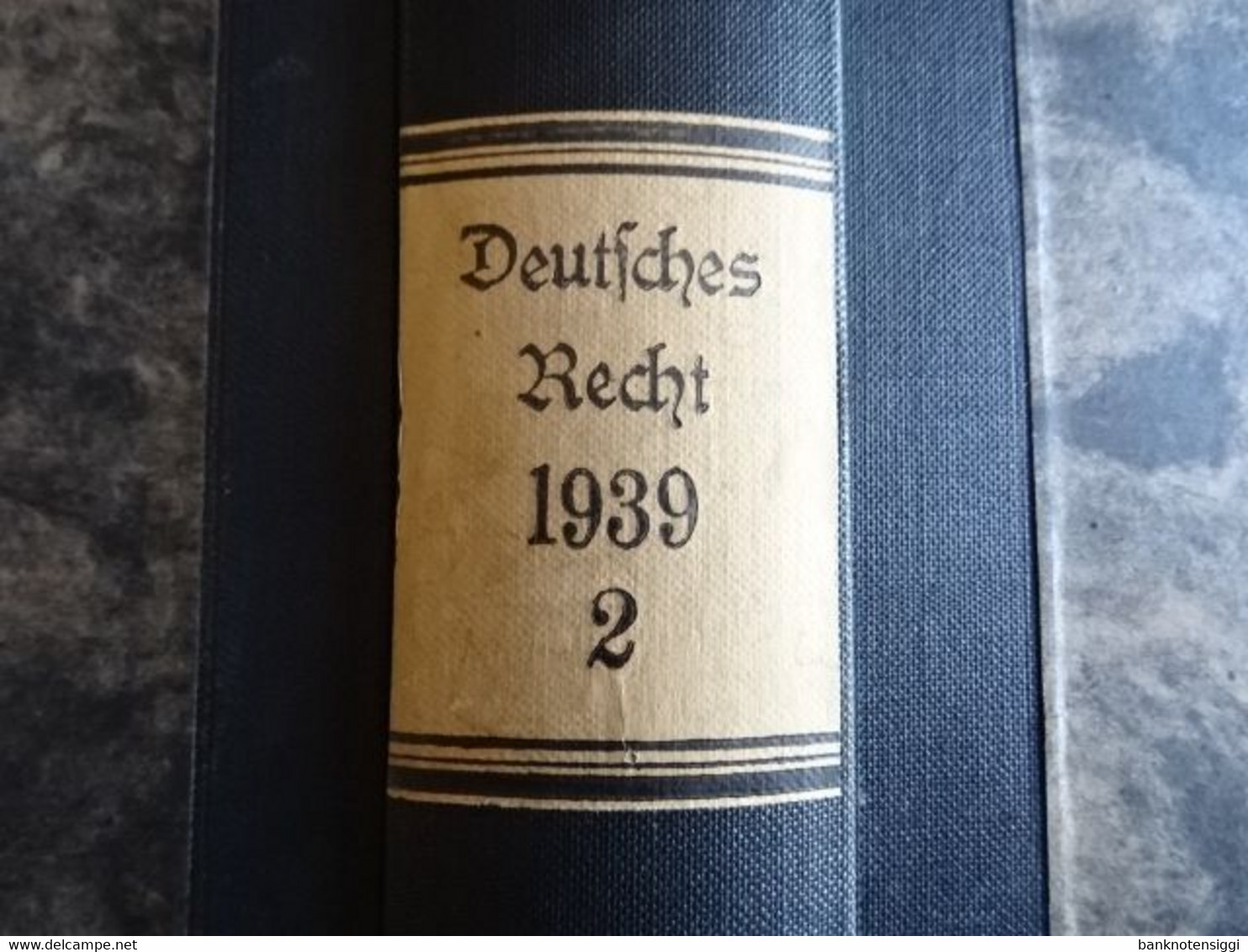 Buch "Deutsches Recht Vereinigt Mit Juristische Wochenschrift " 1939 - Law