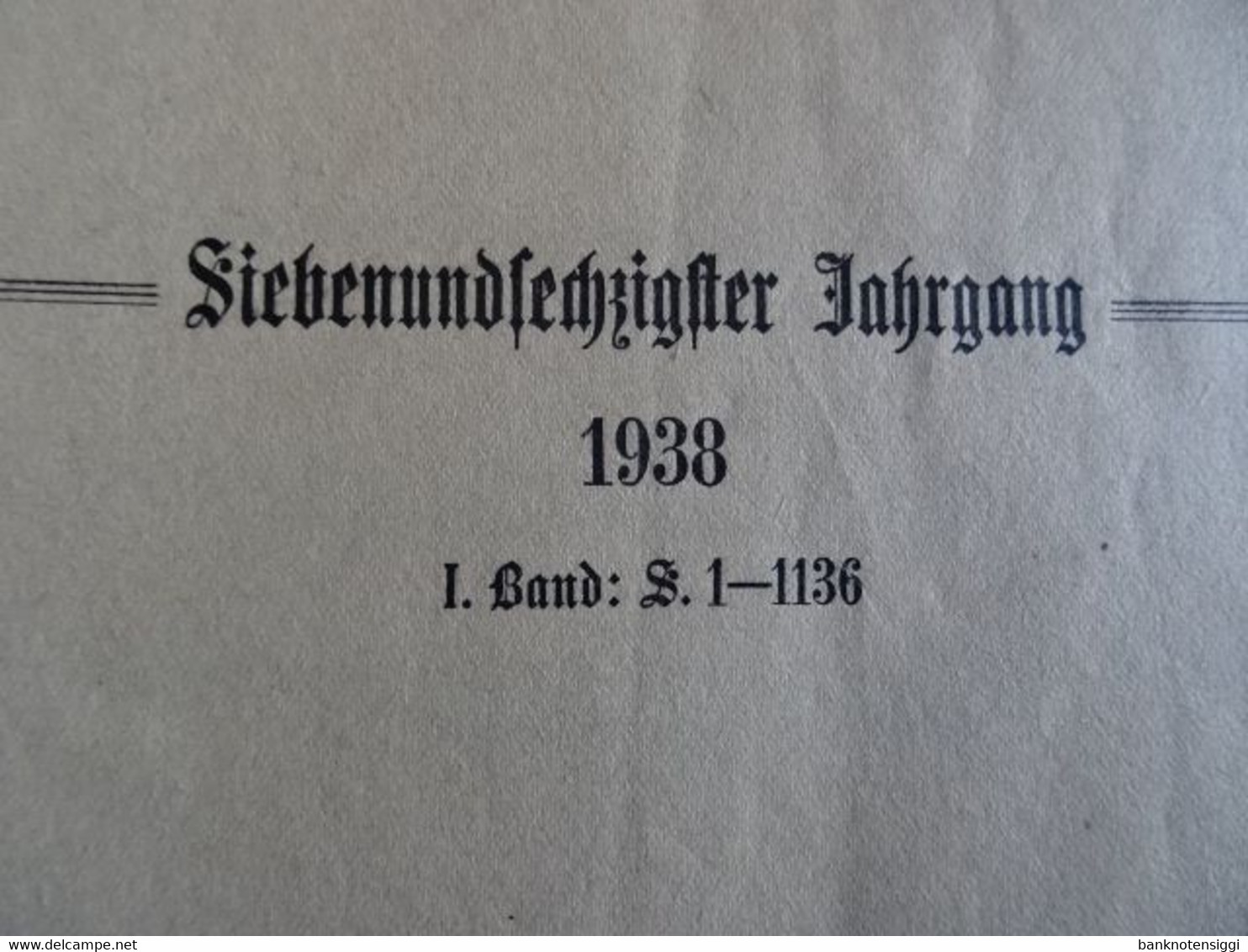 Buch "Juristische Wochenzeitschrift 67 Jahrgang 1938 Band 1 Seite 1-1136 - Rechten