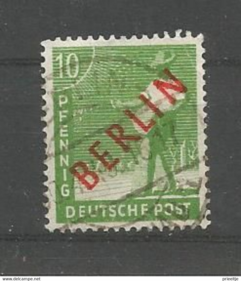 Berlin 1948 Definitives Red Overprint  Y.T. 4 (0) - Gebruikt