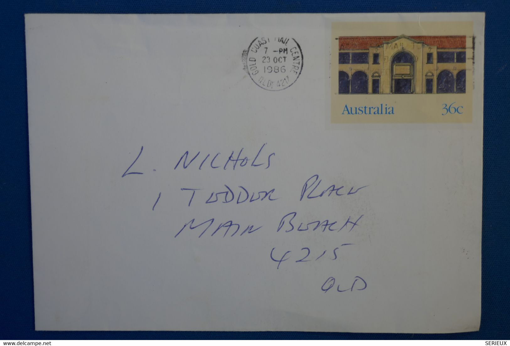 X5 AUSTRALIA BELLE LETTRE 1982   POUR OLD+AFFRANCH.PLAISANT - Storia Postale