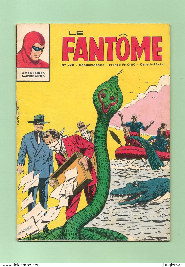 Le Fantôme N° 278 - Hebdomadaire De Janvier 1970 - Editions Des Remparts - BE - Phantom