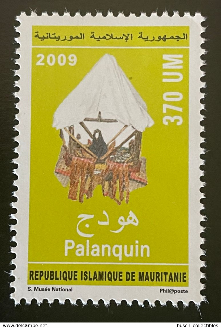 Mauritanie Mauretanien Mauritania 2009 Mi. 1175 Palanquin Tragsessel MNH ** - Mauritanie (1960-...)